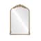 18" x 27" Ornate Arch Wall Mirror in Gold Metal Frame by Ashland®